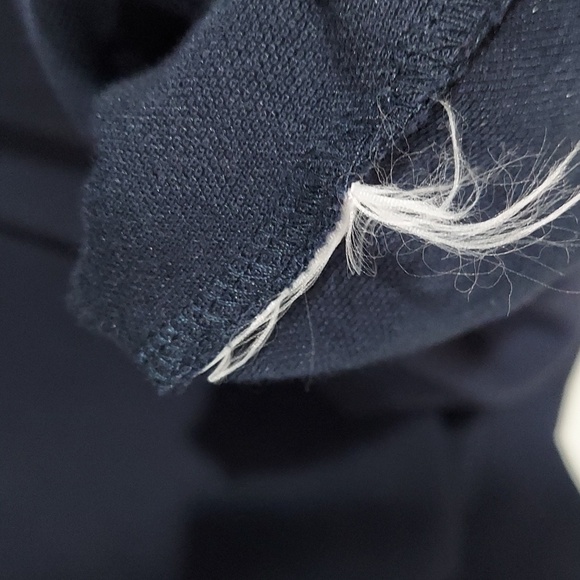 Modcloth Weekend Greeting Polo Navy Blue Knit Dress 1X #800 - Picture 5 of 6